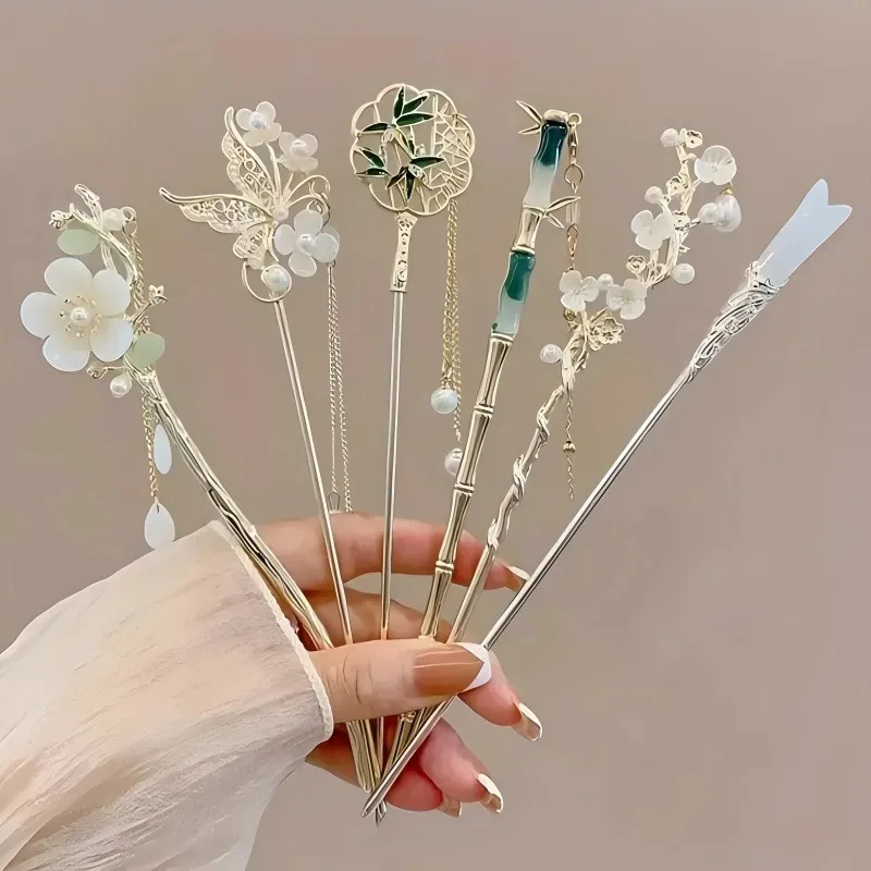 Women'S Accessories Designer - Elegant Chinese Style Hair Clip Tassel