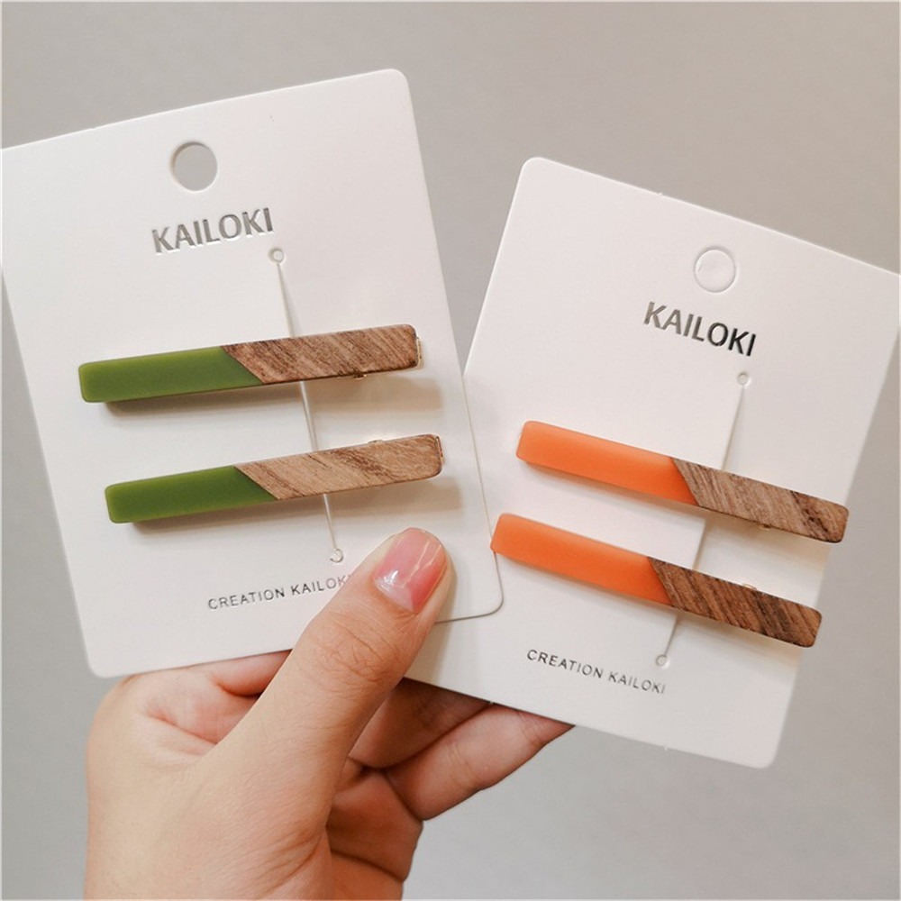 Women Accessories Combo Gift - 2 Cái/bộ Màu Kẹo Miếng Dán