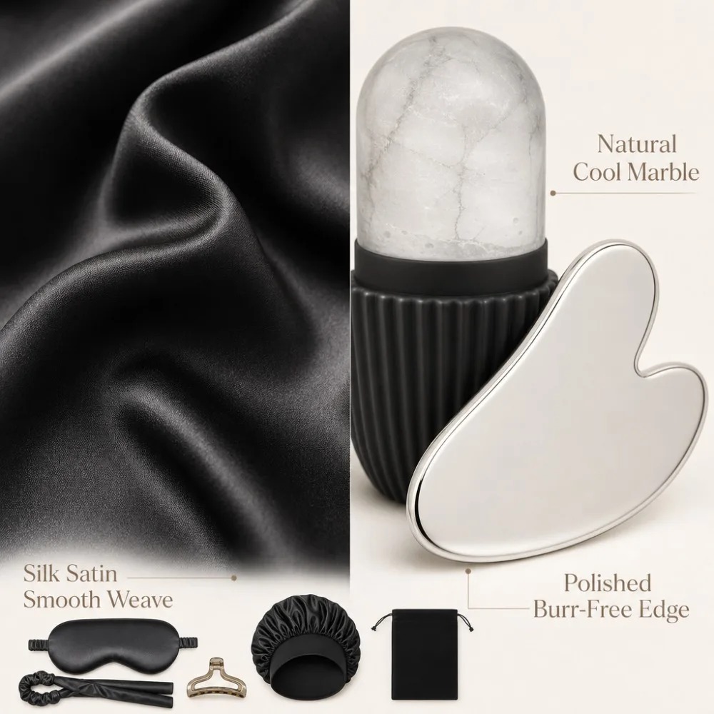 3/4/5/9Pcs Silk Sleep Set Eye  - đánh giá và giá Women Accessories Combo Gift