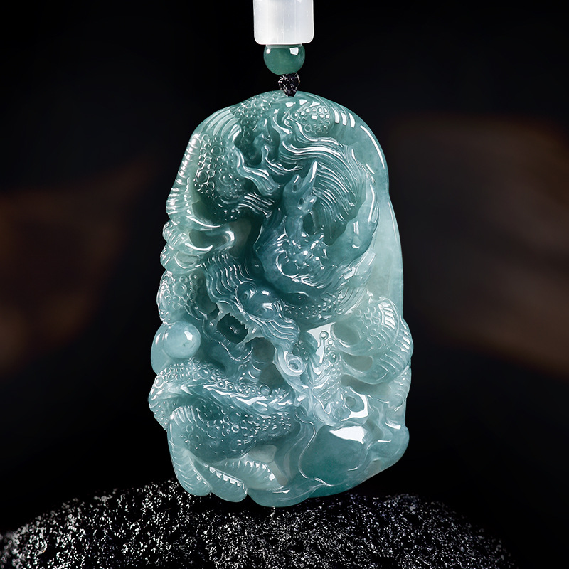 Natural Burmese Jadeite Dragon - đánh giá và giá Women'S Accessories Designer