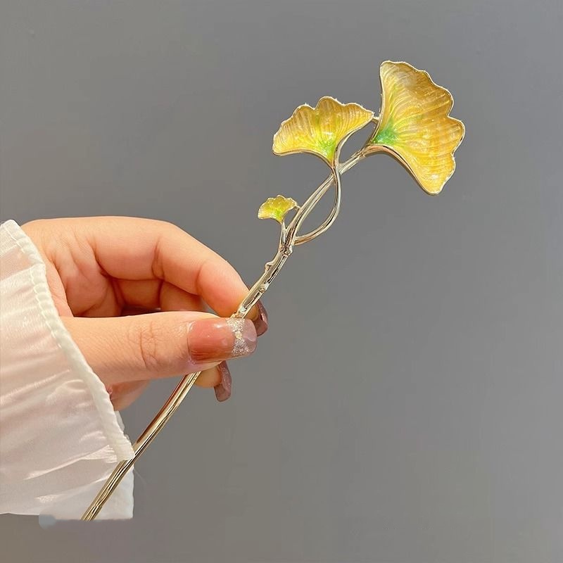 New Chinese-Style Ginkgo Leaf  - đánh giá và giá Women'S Accessories Designer