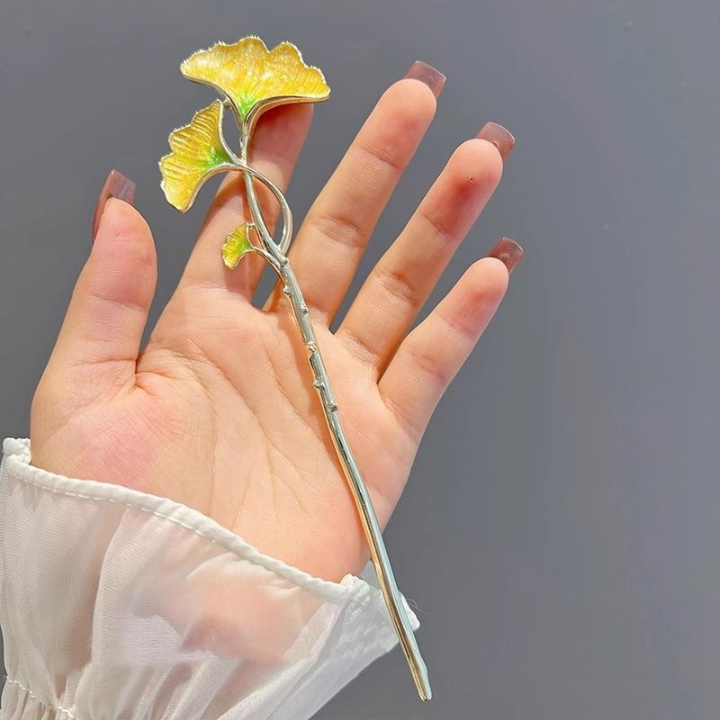 New Chinese-Style Ginkgo Leaf  - đánh giá và giá Women'S Accessories Designer