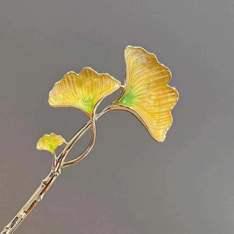New Chinese-Style Ginkgo Leaf  - đánh giá và giá Women'S Accessories Designer