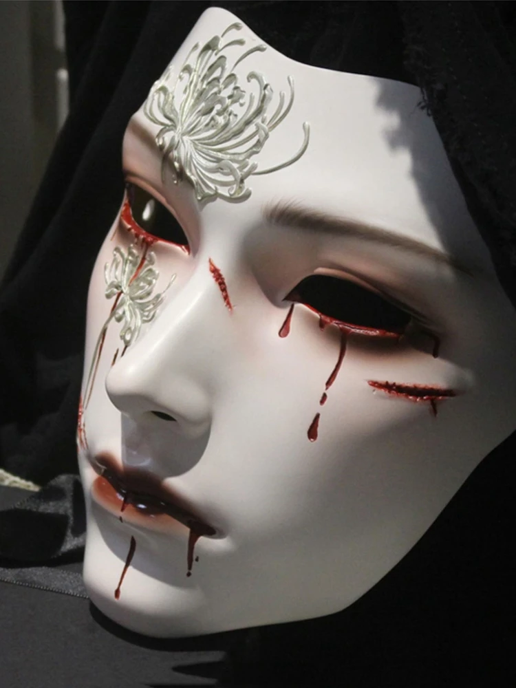 Mask Retro Hand Drawing Fashio - đánh giá và giá Women Accessories Drawing