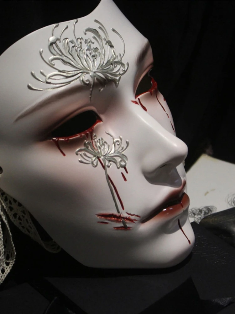 Mask Retro Hand Drawing Fashio - đánh giá và giá Women Accessories Drawing