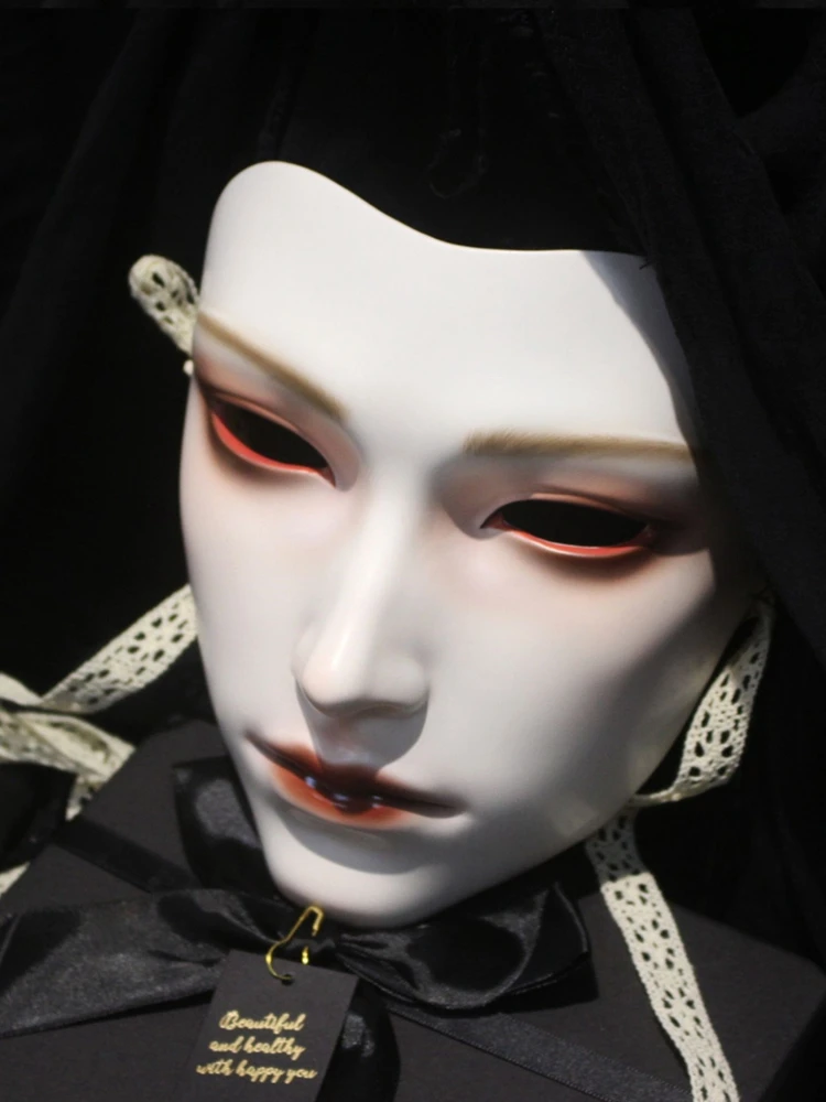 Mask Retro Hand Drawing Fashio - đánh giá và giá Women Accessories Drawing