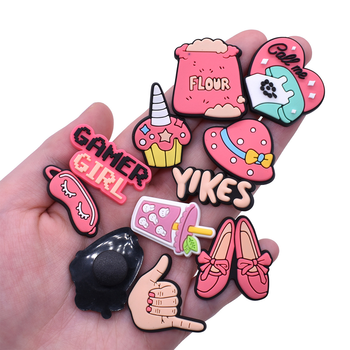 Cute Pink Shoe Charms Decorati - đánh giá và giá Women'S Accessories For Crocs