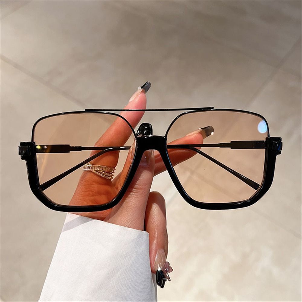 Retro Half Metal Frame Oversiz - đánh giá và giá Sunglasses Oversized Square