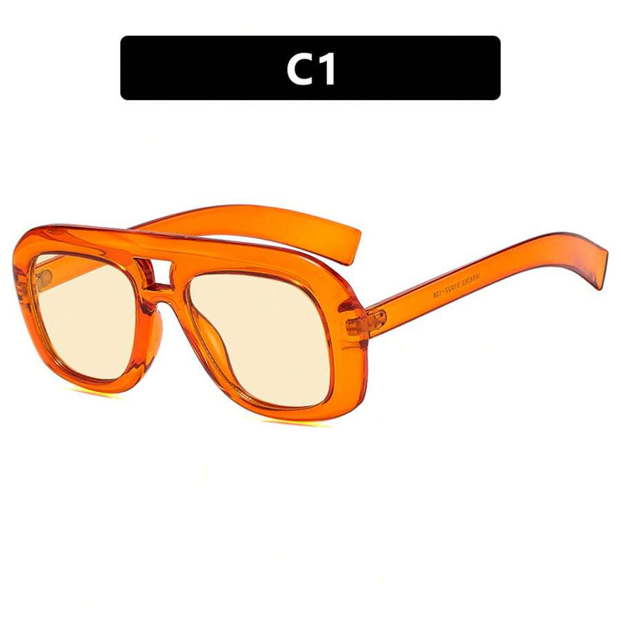 Double Bridge Oversized Square - đánh giá và giá Sunglasses Oversized Square