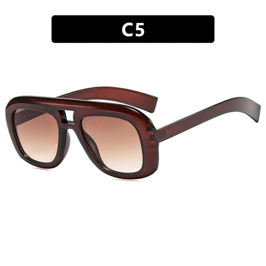 Double Bridge Oversized Square - đánh giá và giá Sunglasses Oversized Square