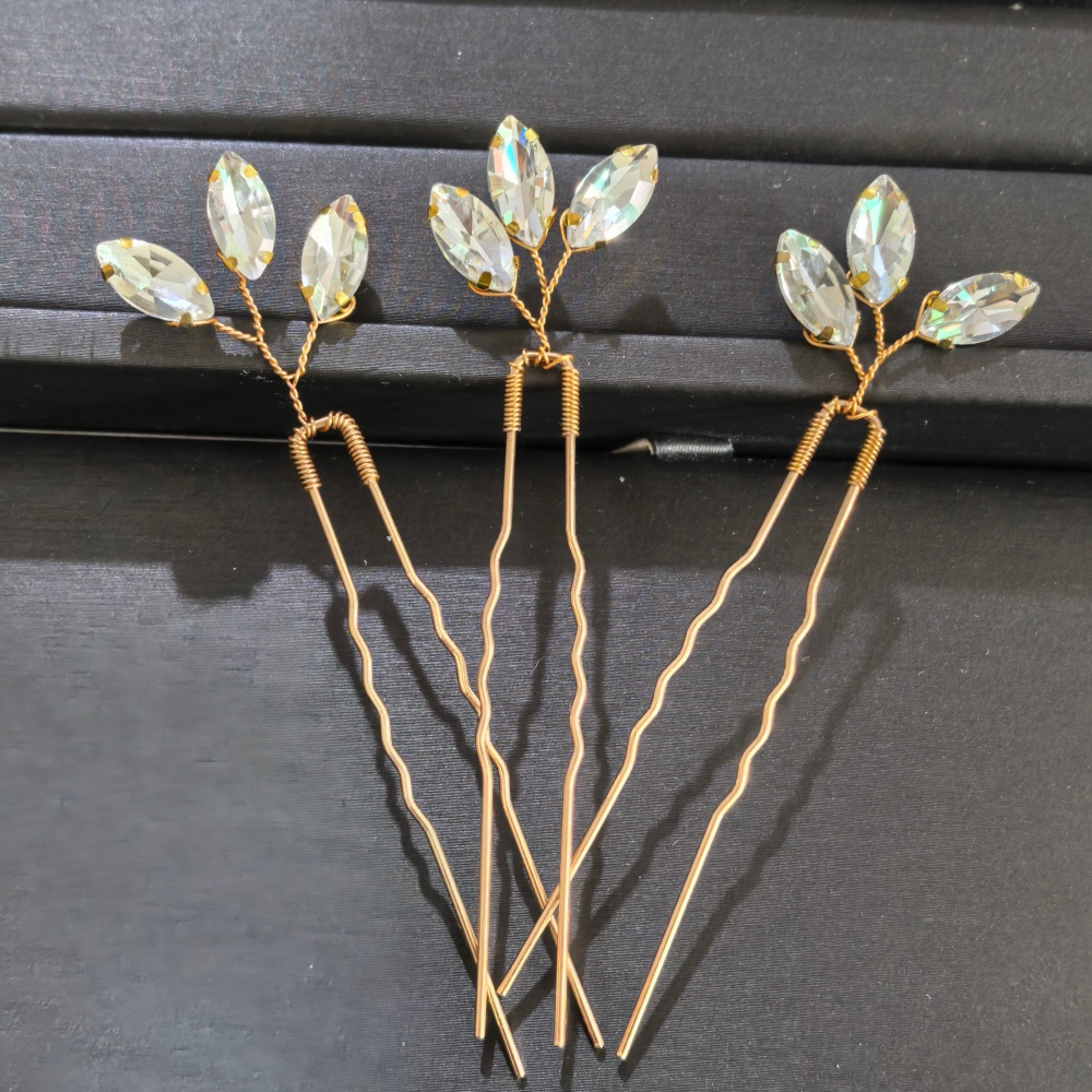 3pcs/set Pearl U-shaped Hairpi - đánh giá và giá Women'S Accessories Designer