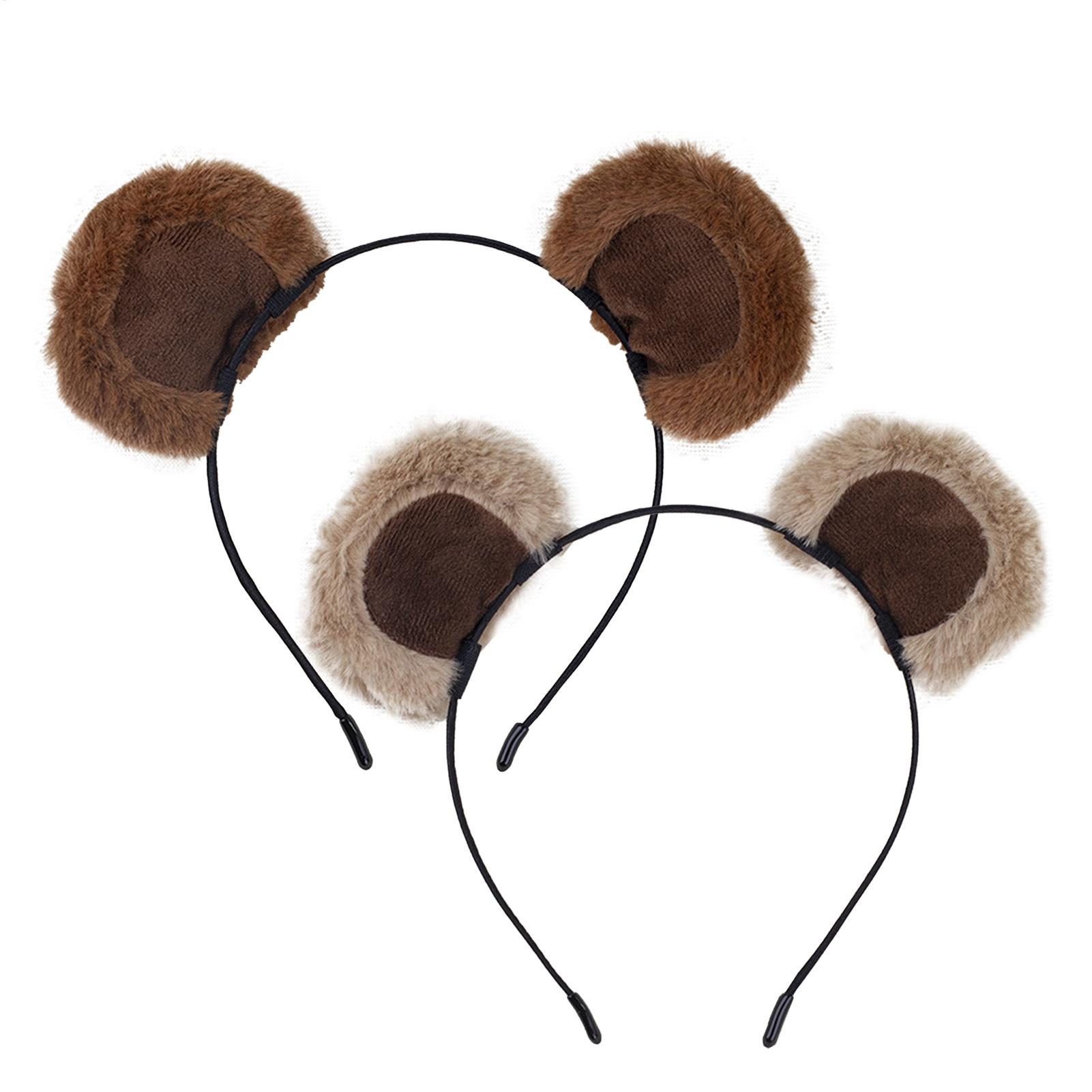 Cute Brown Ears Headband Adjus - đánh giá và giá Women Accessories Combo Gift