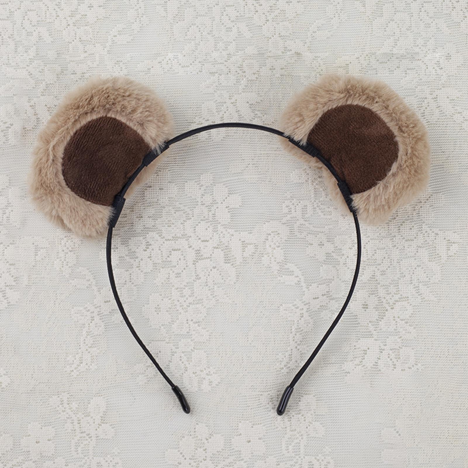 Cute Brown Ears Headband Adjus - đánh giá và giá Women Accessories Combo Gift