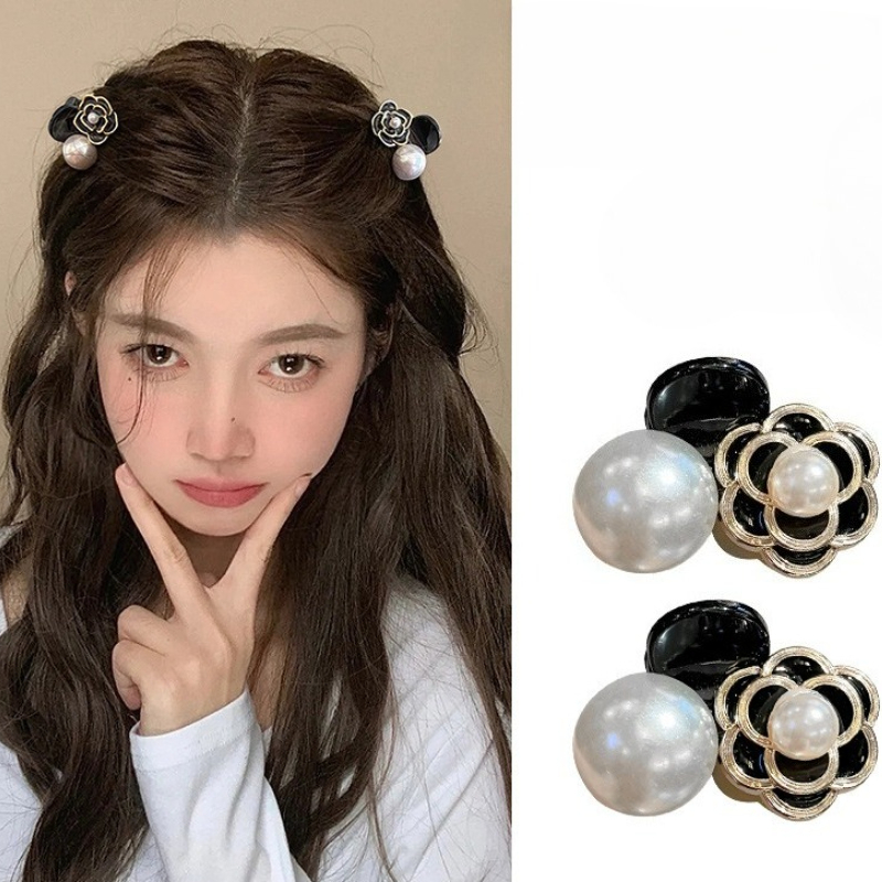 Black White Pearl Flower Small - đánh giá và giá Women Accessories Combo Gift