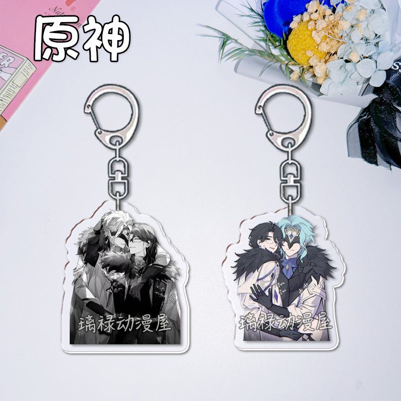2pcs Genshin Impact  Keychains - đánh giá và giá Women Accessories Bag