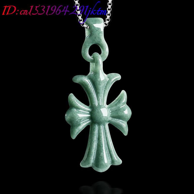 Natural Burmese Jadeite Cross  - đánh giá và giá Women'S Accessories Designer