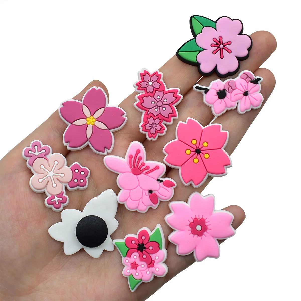 Cute Pink Flower Shoe Charms f - đánh giá và giá Women'S Accessories For Crocs