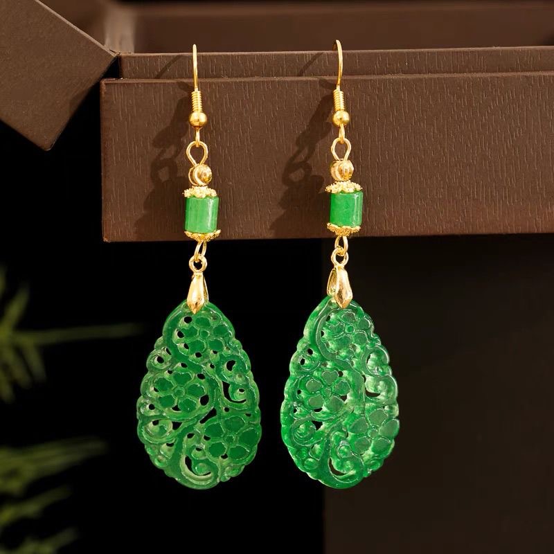 925 Silver Natural Green Jade  - đánh giá và giá Women Accessories For Hand