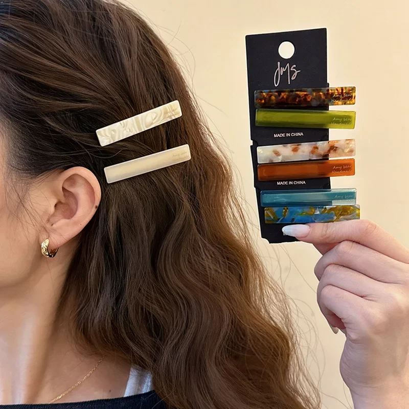 2Pcs/Set Acetate Hair Clips Fo - đánh giá và giá Women Accessories Combo Gift