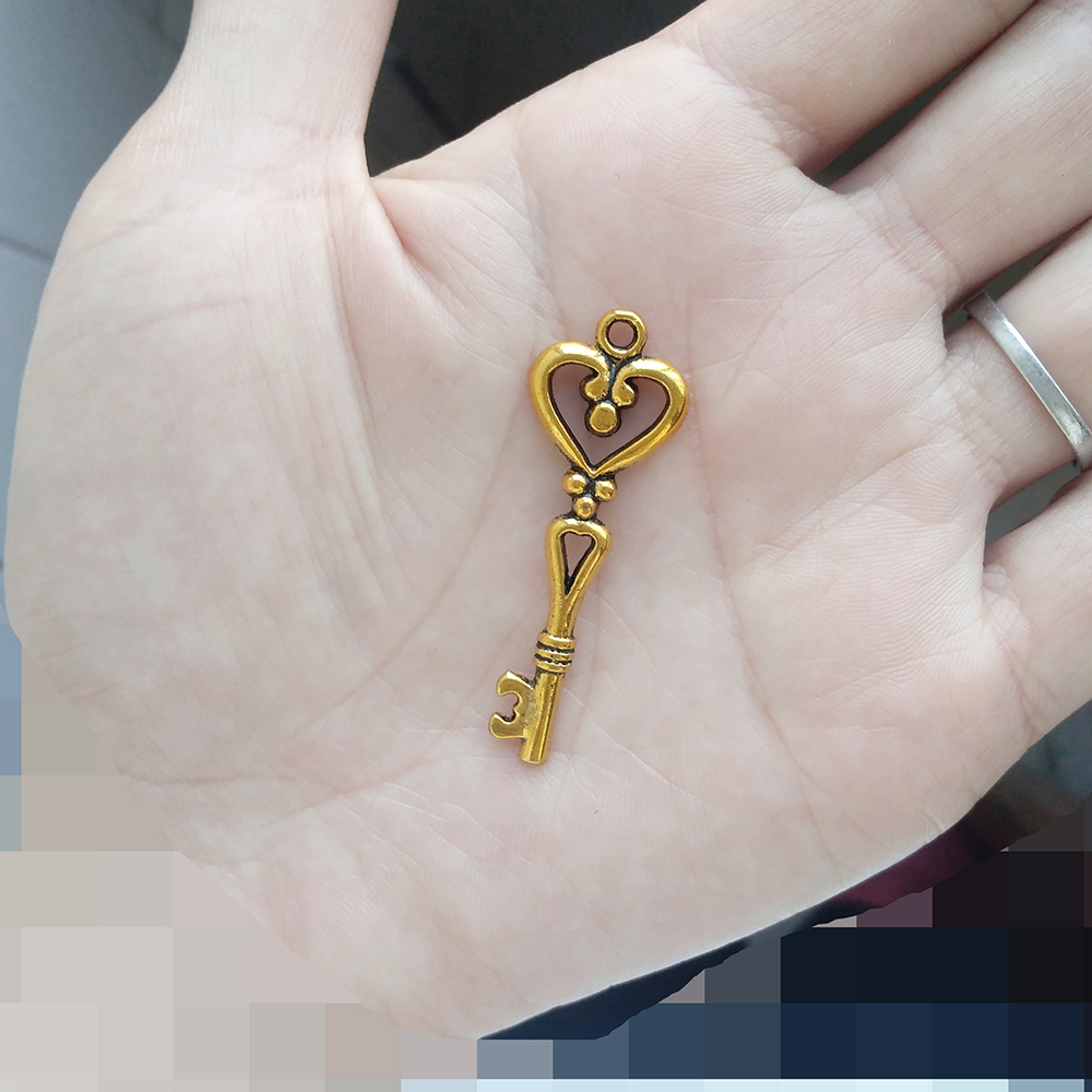 40pcs Gold Keys Charms Pendant - đánh giá và giá Women'S Accessories Manufacturers