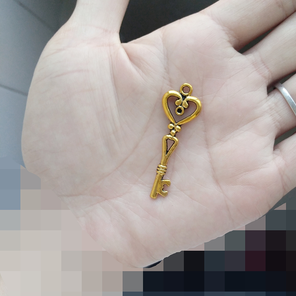 40pcs Gold Keys Charms Pendant - đánh giá và giá Women'S Accessories Manufacturers