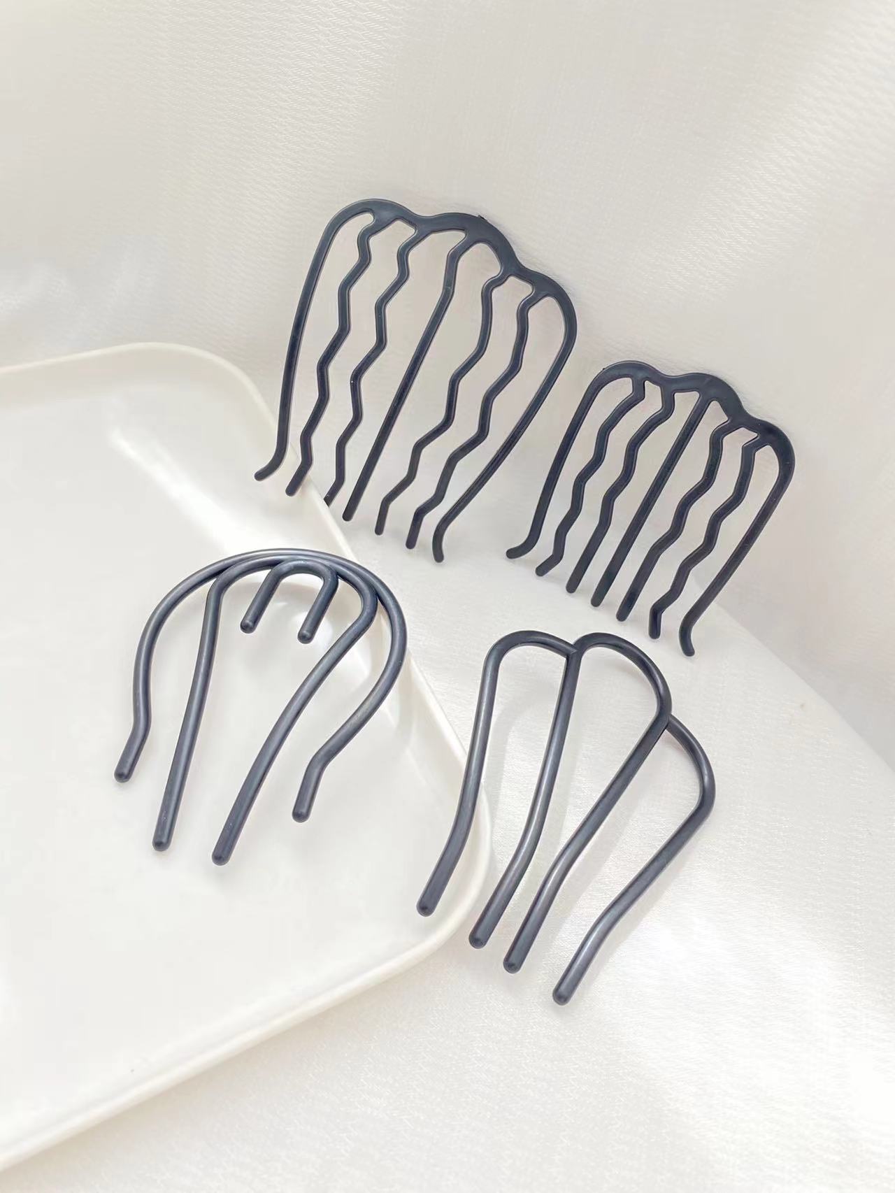 4pcs Black Hair Combs with Dif - đánh giá và giá Women'S Accessories Designer