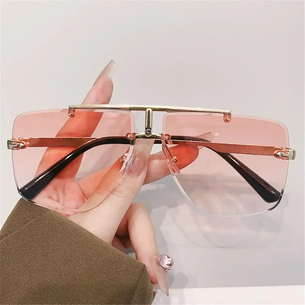 Vintage Double Bridge Sunglass - đánh giá và giá Sunglasses Oversized Square