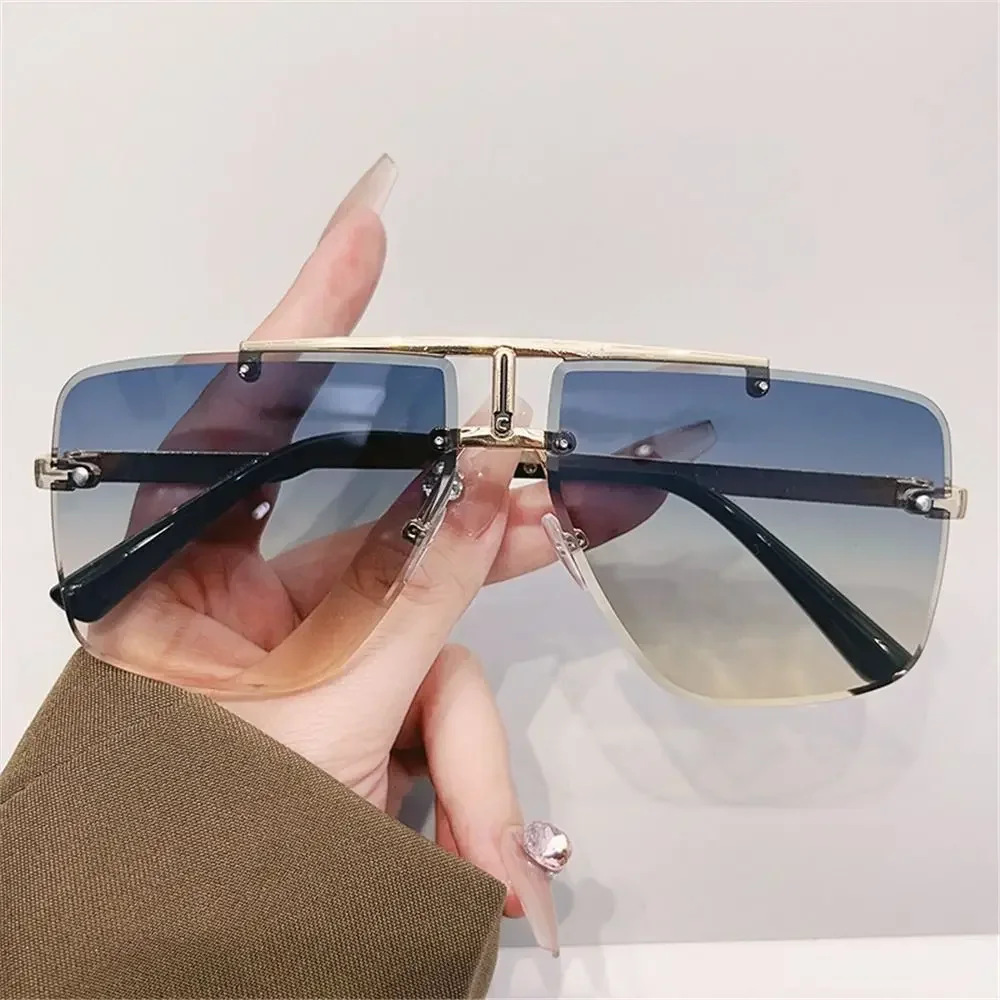 Vintage Double Bridge Sunglass - đánh giá và giá Sunglasses Oversized Square