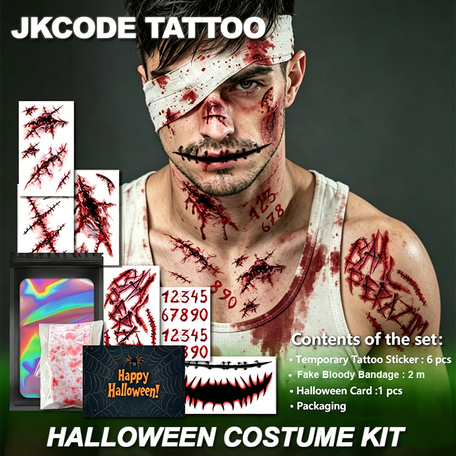 Halloween Horror Costumes, Hal - đánh giá và giá Women Accessories Combo Gift