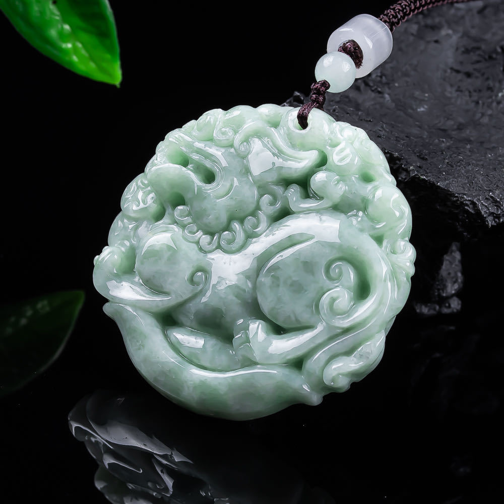 Natural Myanmar Jadeite Pixiu  - đánh giá và giá Women'S Accessories Designer